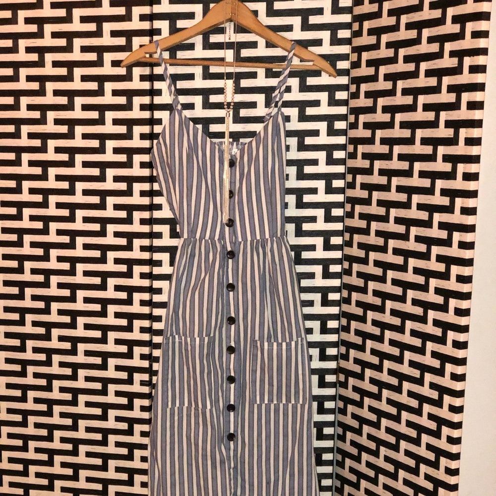 Custom made striped summer dress